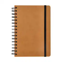 Libreta Forrada Con PU 120 Hojas Con Líneas Café Casaideas