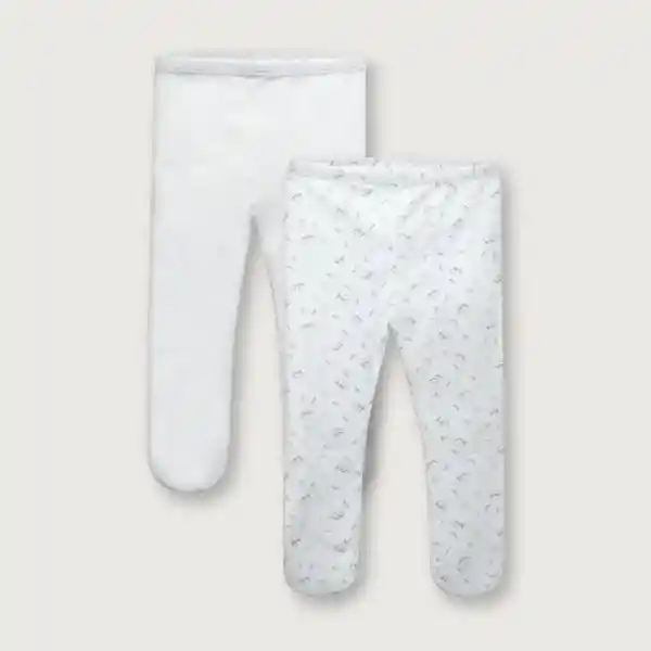 Pack Panty Interior de Niño Gris Melange Talla 12M Opaline