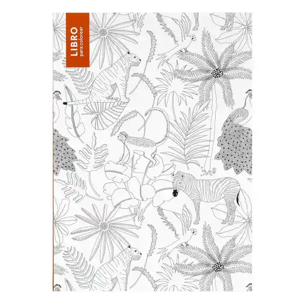 Libro Para Colorear 15 Hojas A4 Casaideas