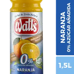 Watts Néctar de Naranja sin Azúcar