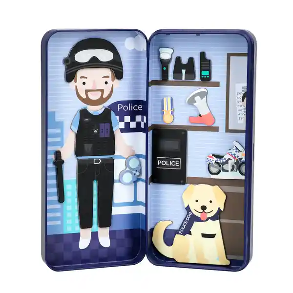 Puzzle Magnético Profesiones - Policía