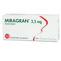 Mirágran Antimigranoso (2.5 Mg) Comprimidos Recubiertos
