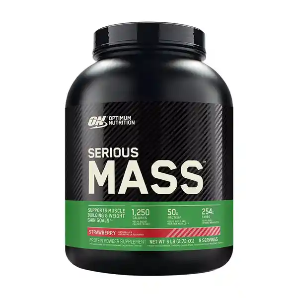 Optimum Nutrition Serious Mass Ganador de Peso Frutilla