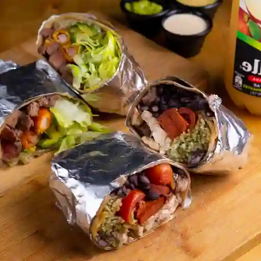 Promo Burrito 3 y Bebida 1.5 Lts