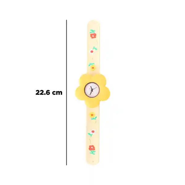 Reloj Para Niños Giratorio Sunrise Sunflowers Amarillo Miniso