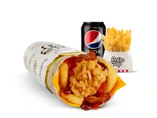 Combo chicken wrap cowboy