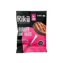 Rikü Hamburguesa Plant Based