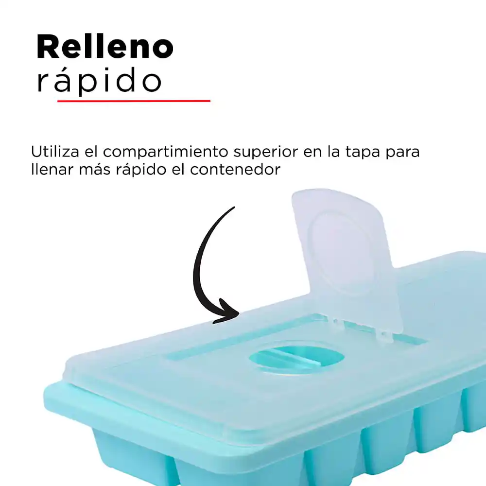 Molde para Cubos de Hielo Color Azul Miniso