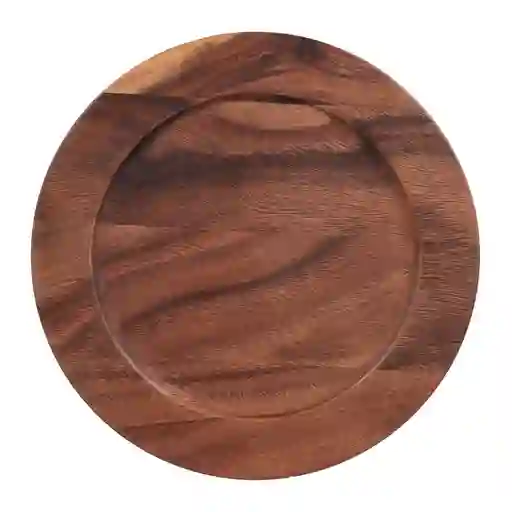 Plato Base Madera de Acacia 33 cm