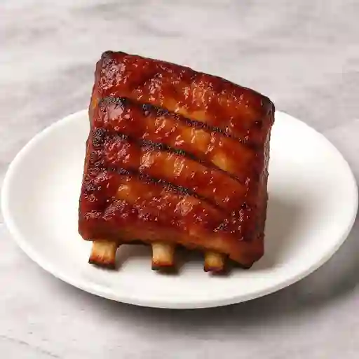 Costillar asada 1/2 porcion