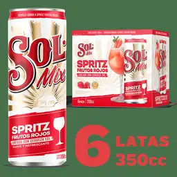 Sol Pack Cerveza Mix Frutos Rojos