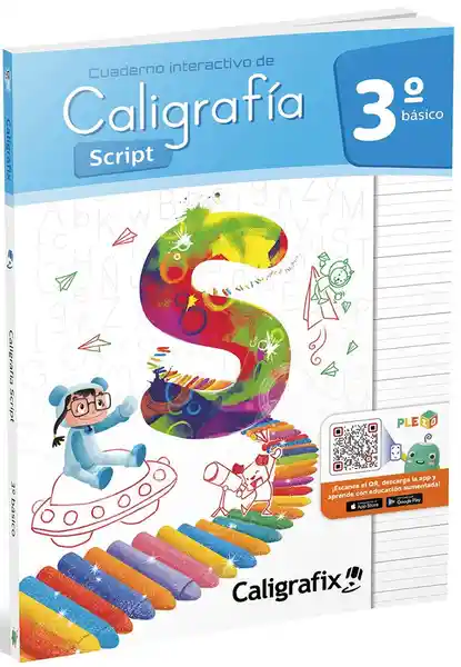 Caligrafía Script 3 Básico. Pleiq - Anavalon Veloso Karla