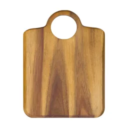 Tabla de Madera Rectangular Con Asa 25 x 33 x 1