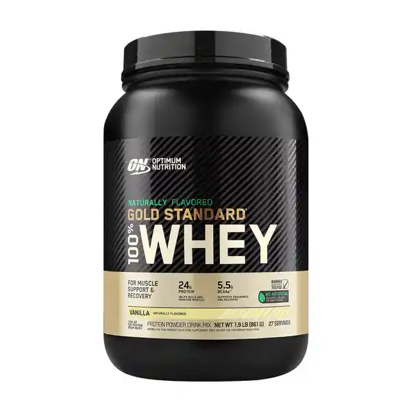 Optimum Nutrition Suplemento Alimenticio 100% Whey Vanilla