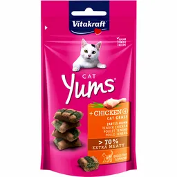 Vitakraft Snack Para Gatos Yums de Hierba Gatera y Pollo