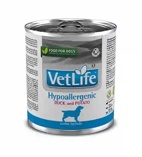 Vet Life Alimento Para Perro Medicado Hipoalergénico Pato y Papa