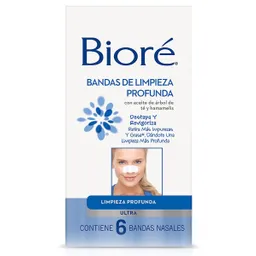 Biore Bandas Limpieza Profunda Ultra