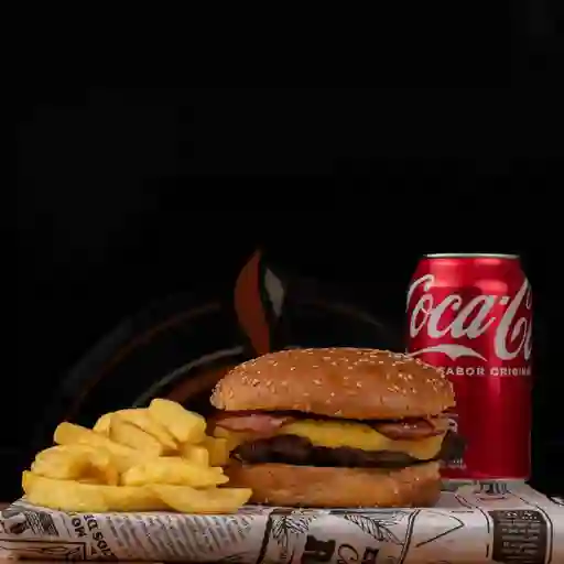 Hamburguesa Americana en Combo