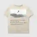 Polera Skate de Niño Avena Talla 8A Colloky