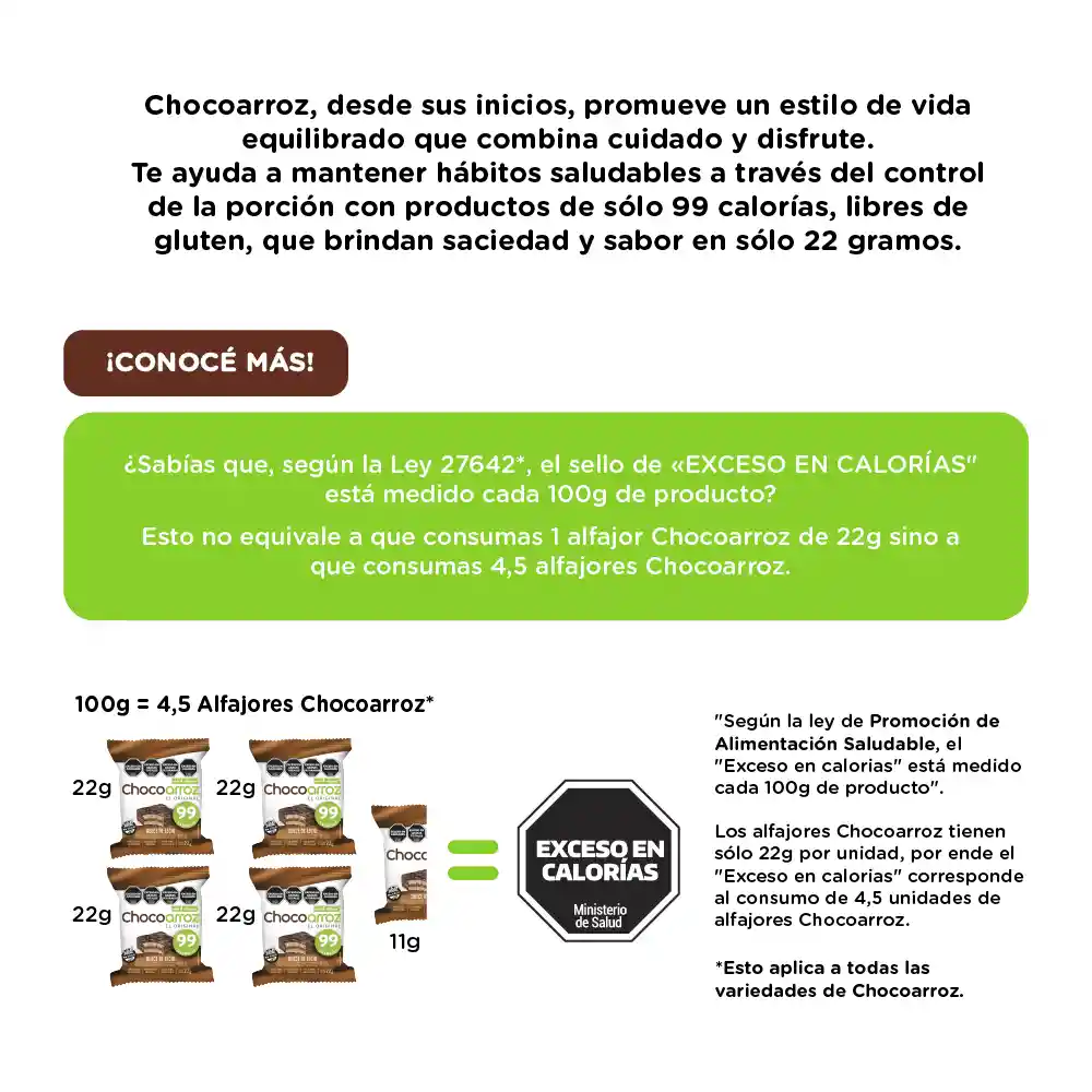 Chocoarroz Alfajor Limón