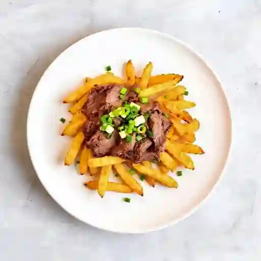 Papas Fritas Con Carne