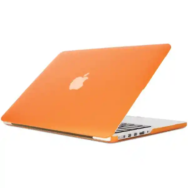 Funda Silicona Dura MacBook Air Naranjo 13.3'' (A1369 A1466)