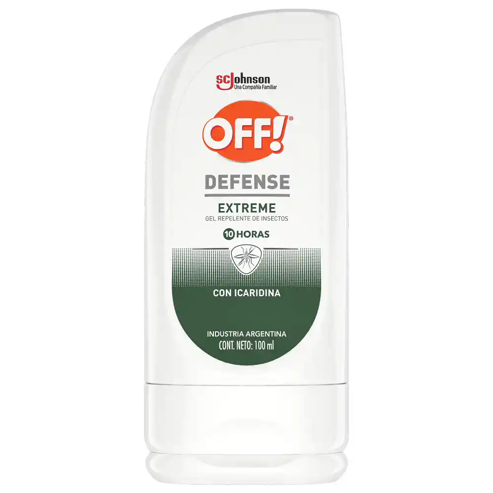 Repelente Para Mosquitos Off! Defense Extreme Gel X 100 Ml