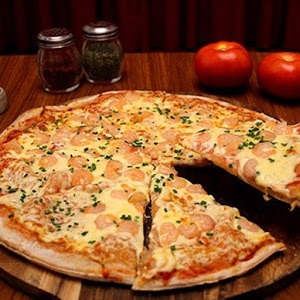 Pizza camarón 38 cm