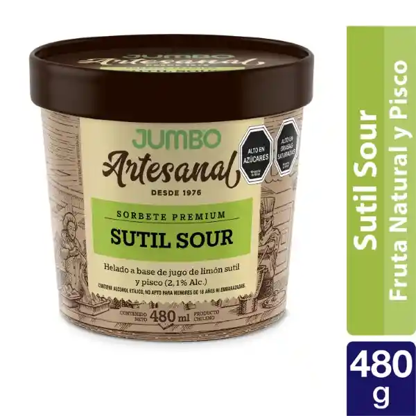 Helado Sour Limón Jumbo Artesanal