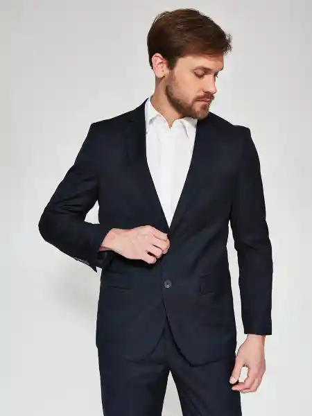 Kenneth Stevens Blazer Ambo Básico Azul Oscuro 52