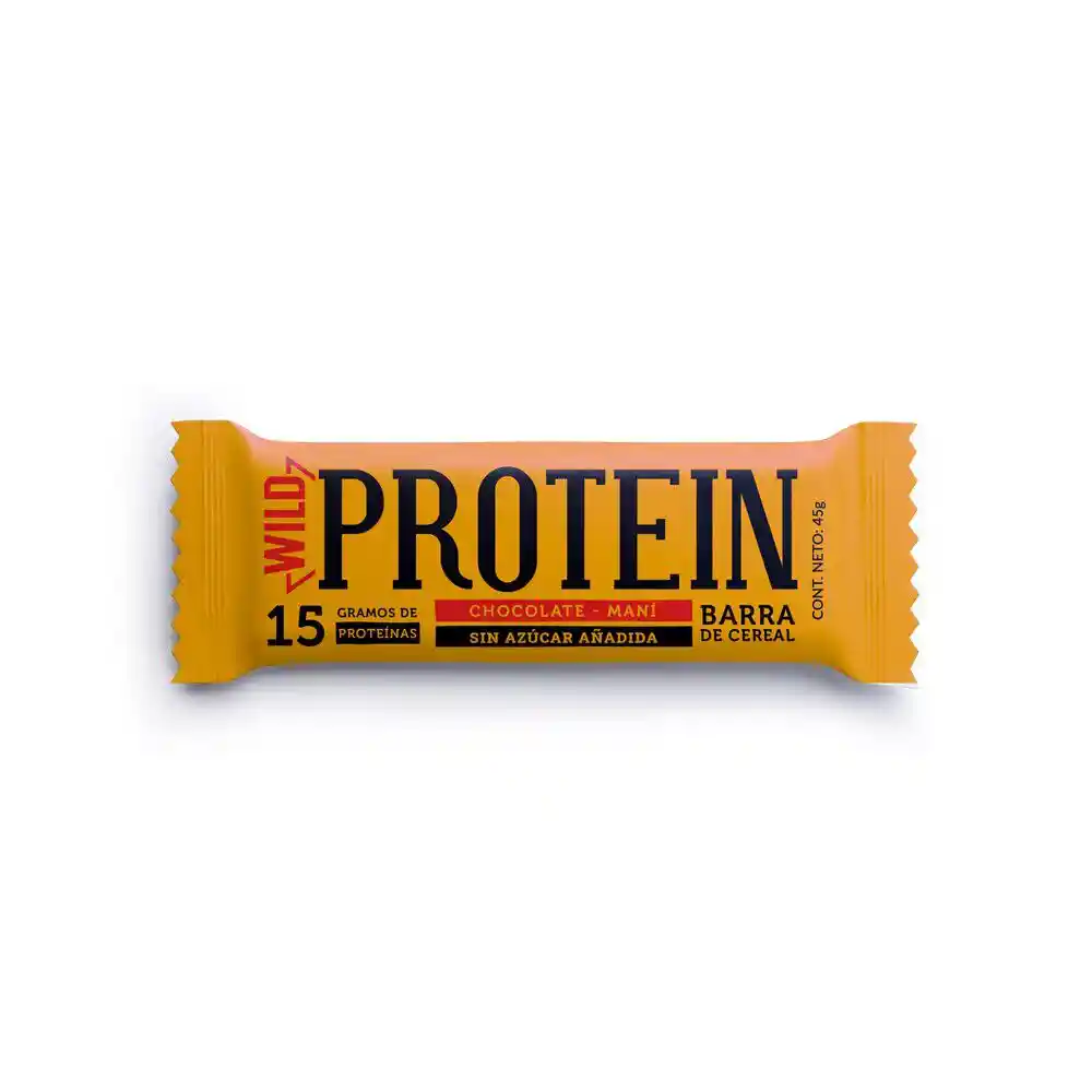 Wild Protein Barra de Proteína con Chocolate y Maní sin Azúcar Añadida