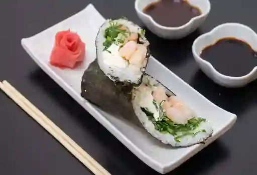 Handroll camarón nori