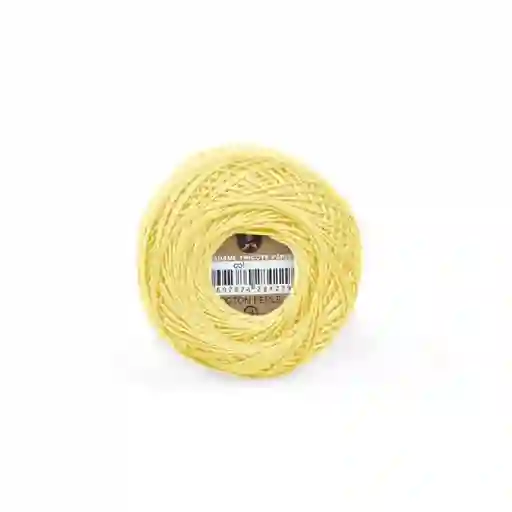 Cottón Perlé 10gr - Amarillo Huevo 608 10 Gr