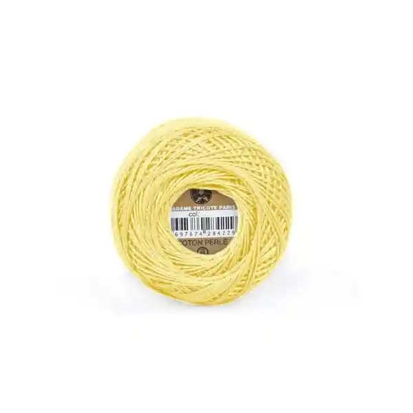 Cottón Perlé 10gr - Amarillo Huevo 608 10 Gr