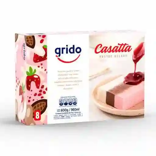 Postre mini casatta