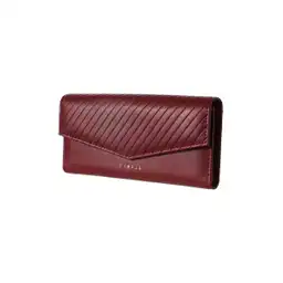 Miniso Monedero Three Fold Long Striped Women's Vino