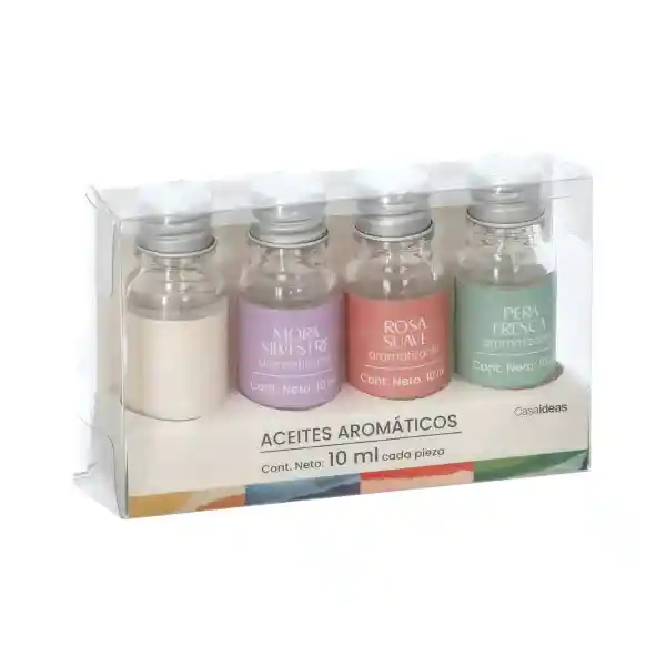 Set Aceites Aromáticos 10 mL Casaideas