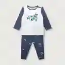 Pijama Mickey de Niño Azul Talla 3A Opaline