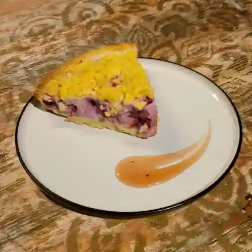 Trozo Kuchen Frambuesa Miga