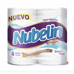 Nubelin Papel Higiénico Premium Doble Hoja 25 m