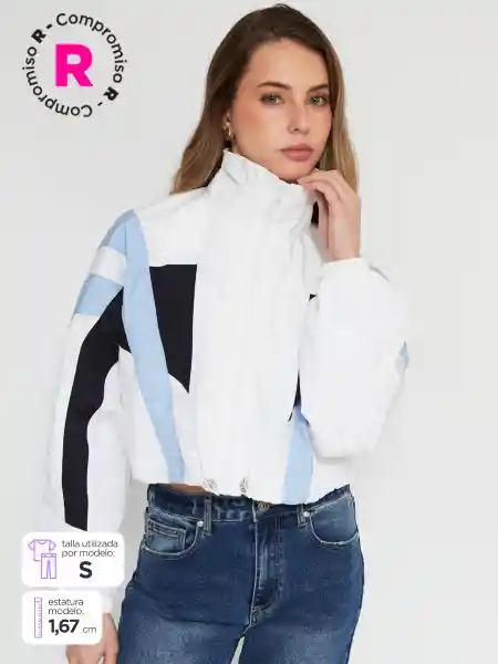 Index Casaco Cort Decortes Cor Blanco M S25