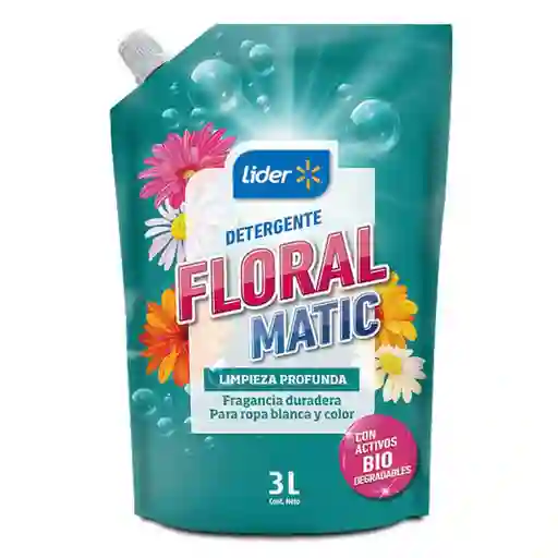 Detergente Líquido Floral Líder