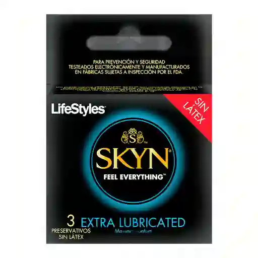 Skyn Preservativos sin Látex Extra Lubricated