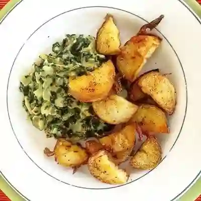 Guiso de Acelga con Acompañamiento