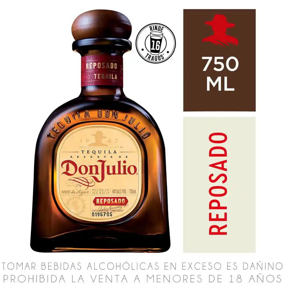 Don Julio Tequila Reposado 40% 750 Ml