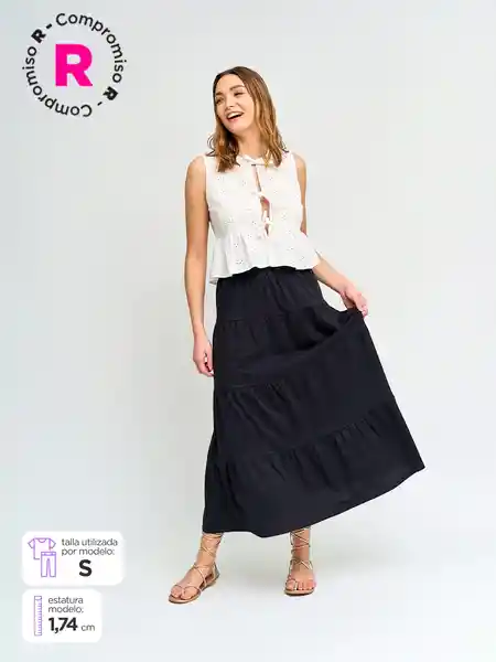 Index Falda Larga Epunto Color Negro S S25