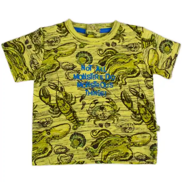 Polera Bebé Niño Verde Talla 24 M Pvy637-23Ver Pillín