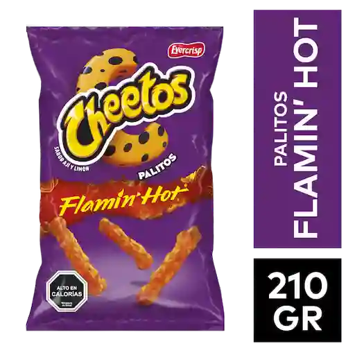 Cheetos Snack de Palitos Flamin' Hot Sabor a Limón y Ají