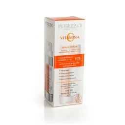 Petrizzio Concentrado Vitamina C Protección Solar Doble Serum
