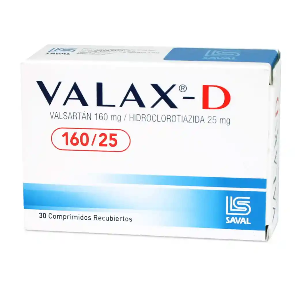 Valax-D 160 Mg./25 Mg.